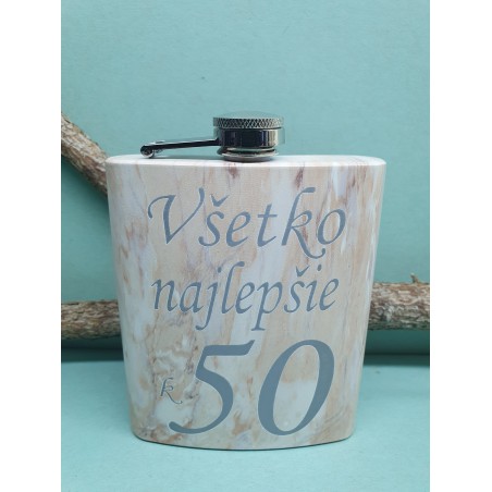 Fľaša ploskačka 20G k 50 výročiu