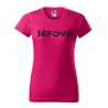 Tričko s nápisom Šéfová