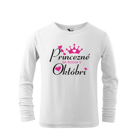 Detské tričko Princezné sa rodia v