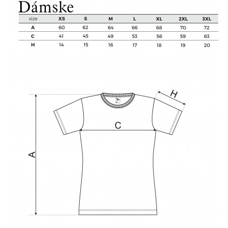 Dámske tričko s nápisom