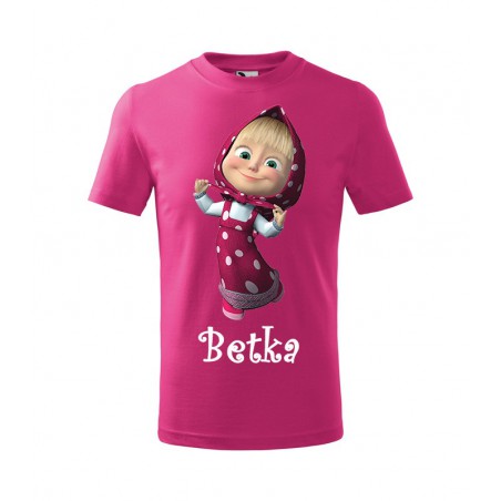 Detské tričko Máša a medveď