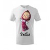 Detské tričko Máša a medveď